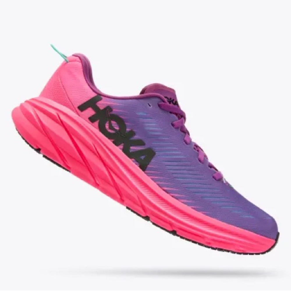 Hoka Rincon 3 in Beautyberry / Knockout Pink